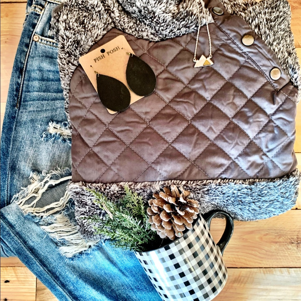 Quilted Pullover